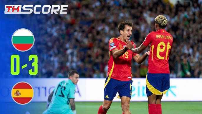 ​กระทิงดุฟอร์มแรง! สเปนบุกถล่มบัลแกเรีย 3-0 ศึกคัดบอลโลก
