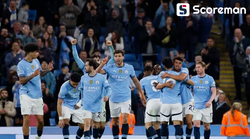 맨시티, 아스톤 빌라에 2-1 신승→3위까지→UCL 보인다