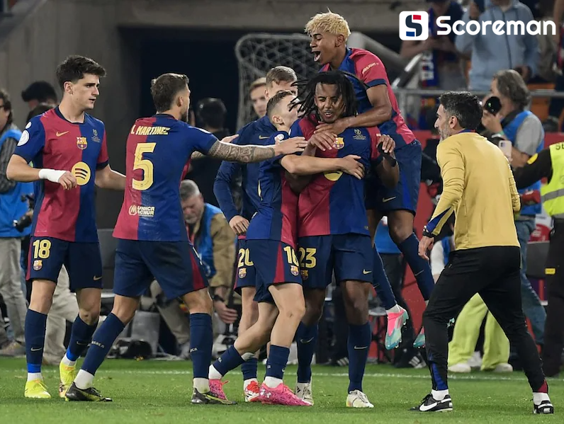 바르셀로나, 레알 3-2 제압…4년 만에 코파델레이 정상 탈환