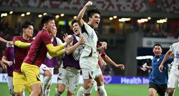 อาเซียนฟุตบอลแชมเปียนชิพ ทีมชาติไทยชนะสิงคโปร์ด้วย 4-2