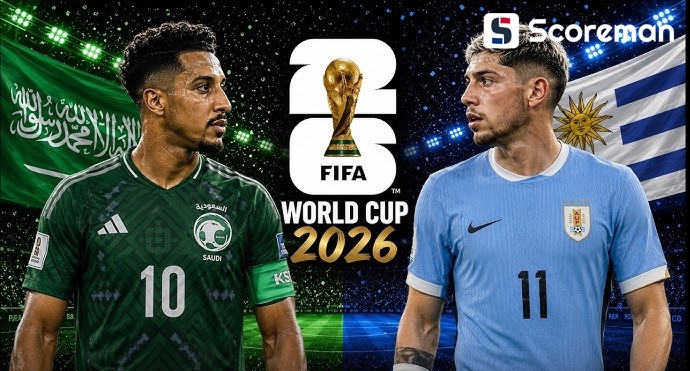 6월16일 월드컵 - 사우디아라비아 VS 우루과이 해외축구 분석 프리뷰