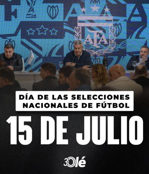 LĐBĐ Argentina: Ngày 15/7 được chọn là Ngày Đội tuyển Argentina, kỷ niệm chiến thắng trước Anh