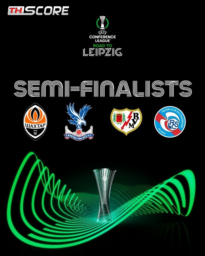 ​สรุปผลประกบคู่ คอนเฟอเรนซ์ ลีก รอบรองฯ: ชัคตาร์ ดวล พาเลซ, ราโย ฟัด สตราสบูร์ก