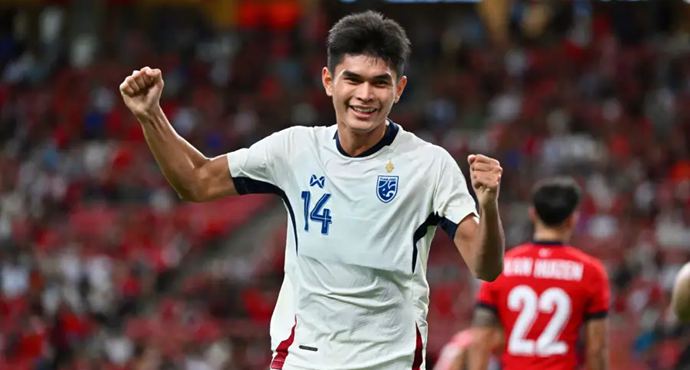 อาเซียนฟุตบอลแชมเปียนชิพ ทีมชาติไทยชนะสิงคโปร์ด้วย 4-2