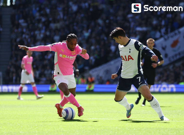 토트넘, 3-1 사우샘프턴을 꺾고 5경기만 승리...손흥민 '57분 활약'