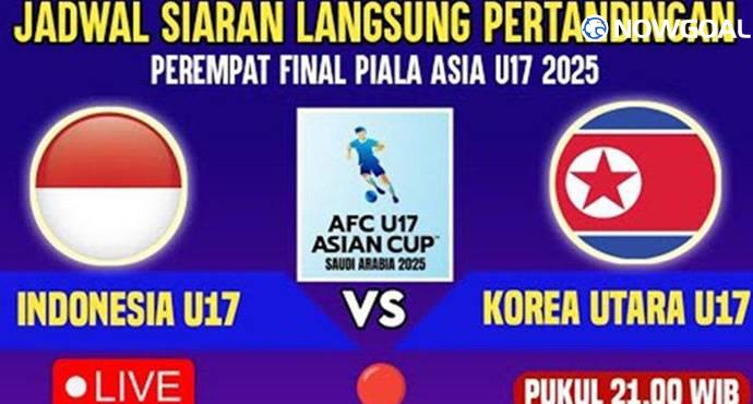 Indonesia Eyes Semifinal Spot Against North Korea in U-17 Quarterfinal