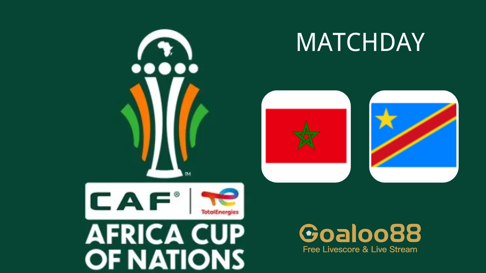 Morocco VS Democratic Rep Congo Prediciton Africa Cup of Nations