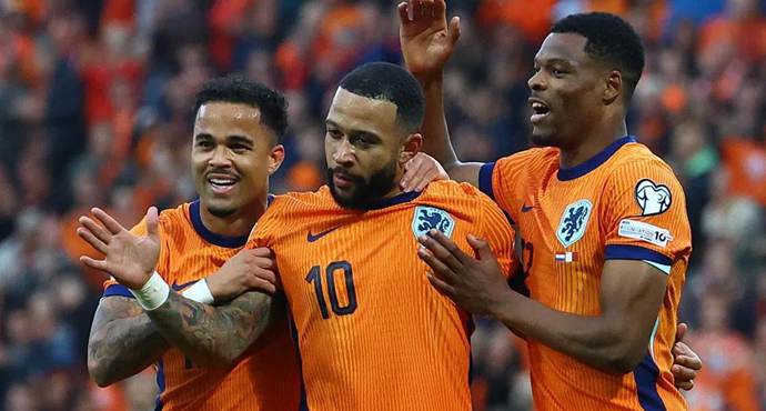 ฟุตบอลโลก รอบคัดเลือก โซนยุโรป - เนเธอร์แลนด์ 4-0 ฟินแลนด์