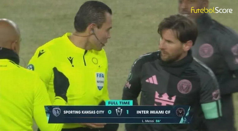 Árbitro recebe suspensão de seis meses por pedido inusitado a Messi