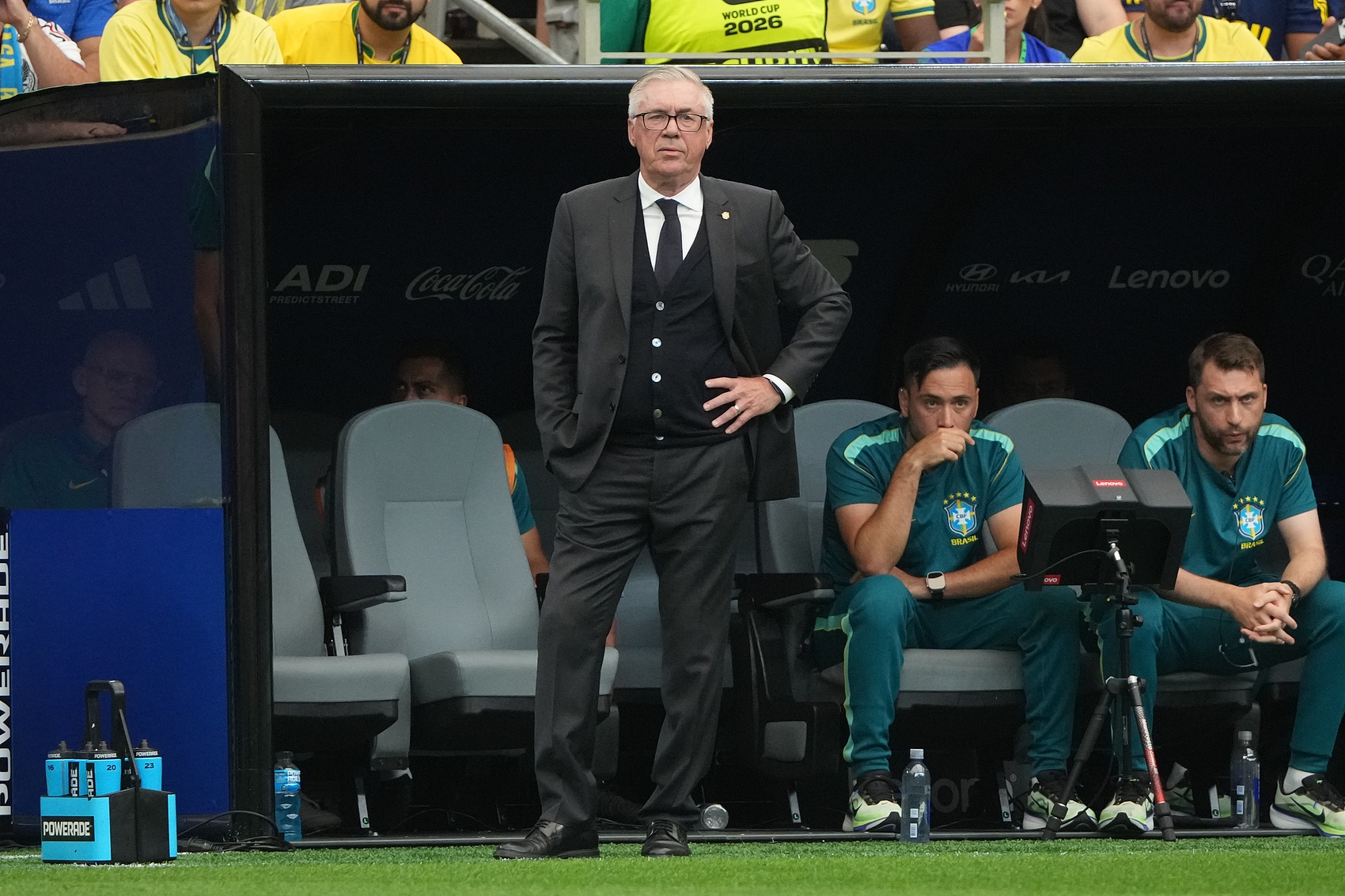 Việc Brazil bị loại sớm khỏi World Cup sẽ buộc họ phải xem xét lại tương lai của Ancelotti
