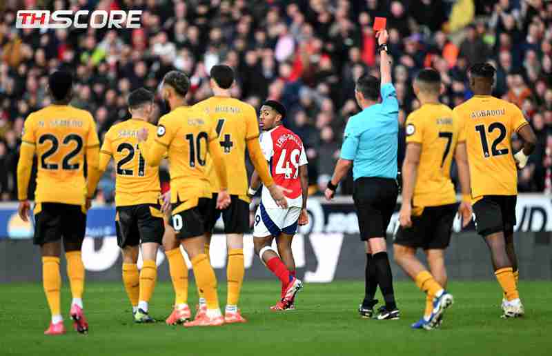 อาร์เซนอลถูกปรับ 65,000 ปอนด์จากเอฟเอ หลังนักเตะประพฤติตัวไม่เหมาะสมในเกมพบวูล์ฟส์