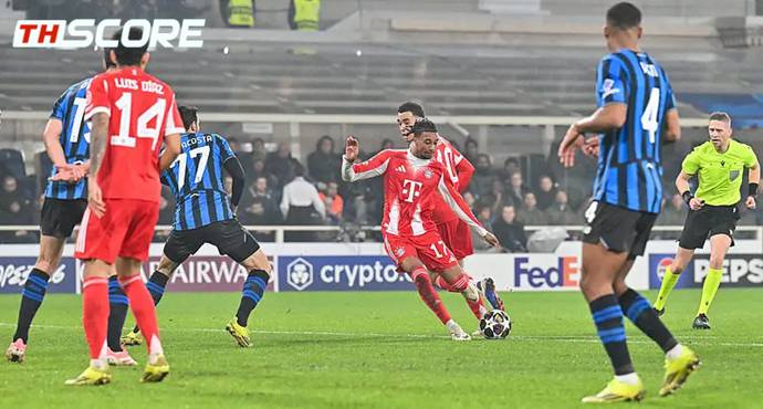 ยูฟ่าแชมเปียนส์ลีก - อตาลันต้า 1-6 บาเยิร์น มิวนิค