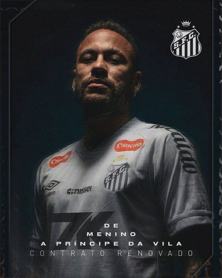 Hướng tới World Cup! Neymar gia hạn với Santos đến cuối năm 2026