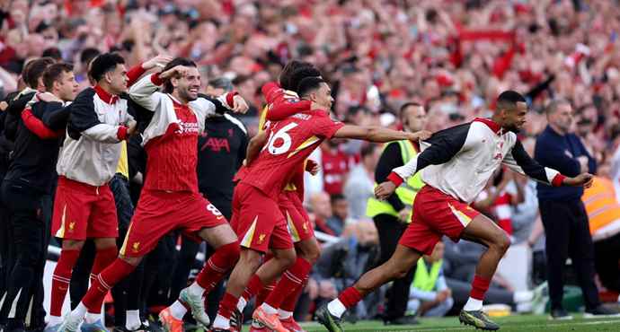ความสุขล้น Anfield ฉลองแชมป์ลีกของลิเวอร์พูล