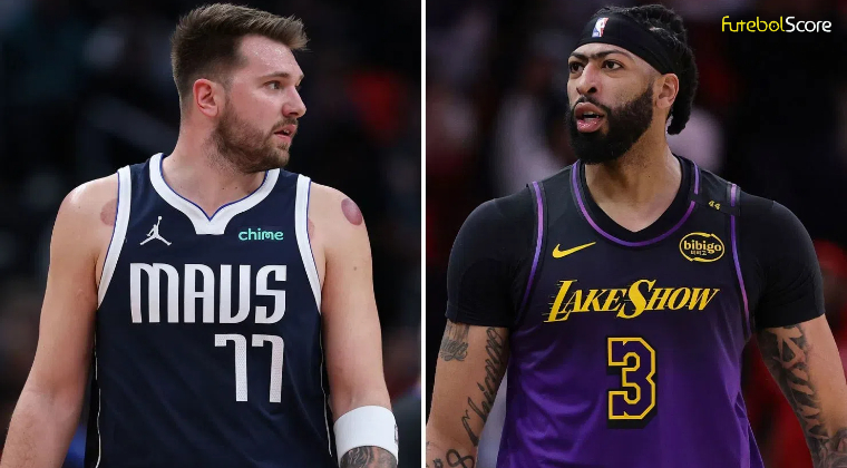 Lakers e Mavs fecham negócio bombástico por Luka Doncic e Anthony Davis