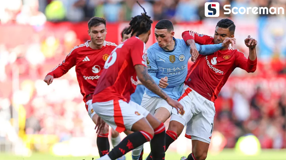 맨유, 졸전 끝에 맨시티와 0-0 무승부