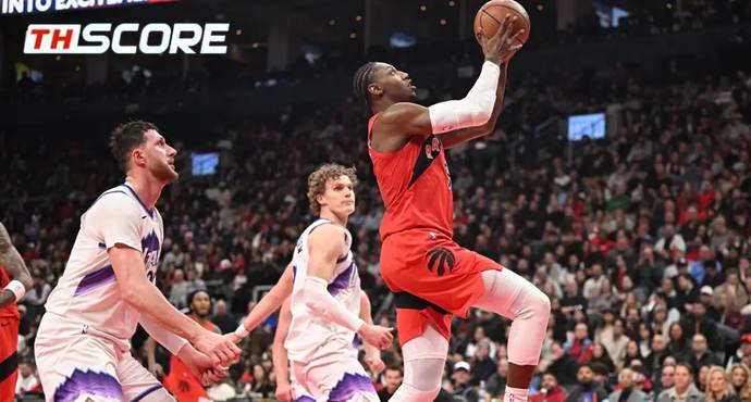 NBA - โทรอนโต แร็ปเตอรส์ 107-100 ยูทาห์ แจ๊ส