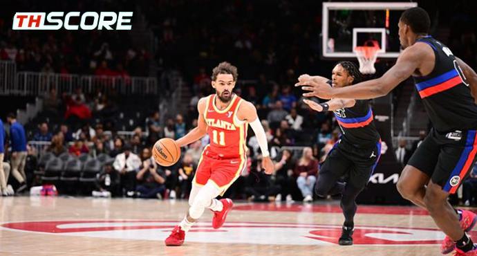 🏀คันนิงแฮม 29+11+10 พิสตันส์ชนะฮอกส์ขึ้นอันดับ 6 ของฝั่งตะวันออก