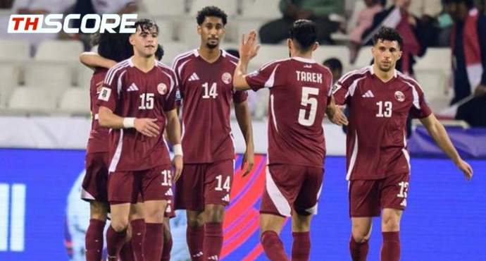 ฟุตบอลโลก รอบคัดเลือก โซนเอเชีย - กาตาร์ 2-1 สหรัฐอาหรับเอมิเรตส์