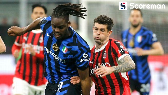 인터밀란, 코파 이탈리아 1차전서 AC밀란과 1-1 무승부