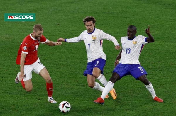 ผลฟุตบอลยูโร 2024 ฝรั่งเศส ชนะ ออสเตรีย 1-0 , เบลเยียม พลิกล็อกแพ้ สโลวาเกีย 0-1