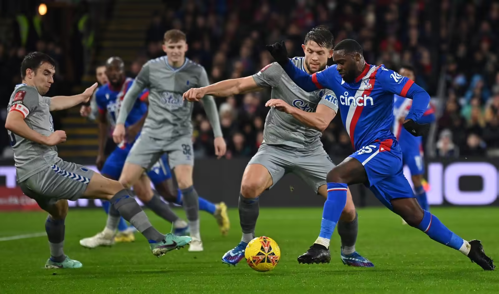 โปรแกรมฟุตบอลเอฟเอ คัพ รอบ 3 นัดรีเพลย์ เอฟเวอร์ตัน พบ คริสตัล พาเลซ