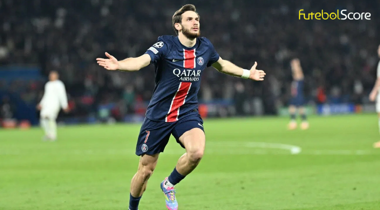 Com três golaços, PSG vira para cima do Aston Villa e fica perto da semifinal da Champions League