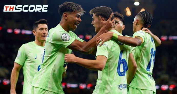 บาร์เซโลน่าชนะแอธเลติก บิลเบา 2-0 ผ่านเข้าสู่รอบชิงชนะเลิศ