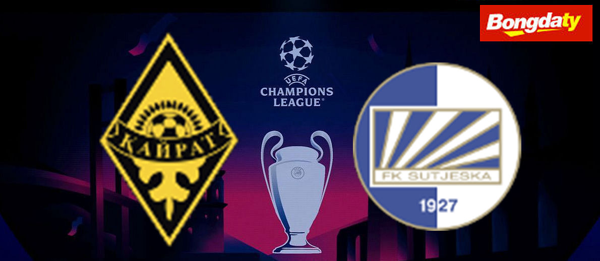 FC Kairat Almaty VS FK Sutjeska Niksic 22:00 08/07/2026 UEFA Champions League