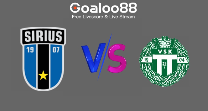 IK Sirius FK VS Vasteras SK FK Prediction Swedish Allsvenskan