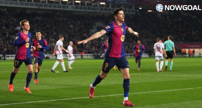 Barça 1-0 Rayo Vallecano: Lewandowski secures the win, De Frutos' goal disallowed