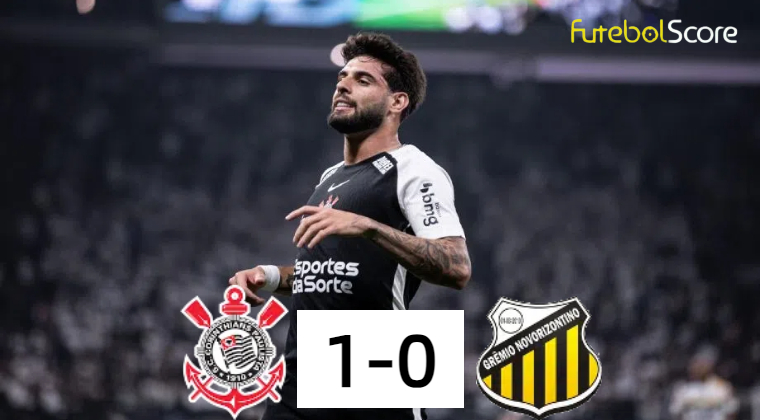 Corinthians repete resultado do jogo de ida, supera Novorizontino e garante vaga nas oitavas da Copa do Brasil