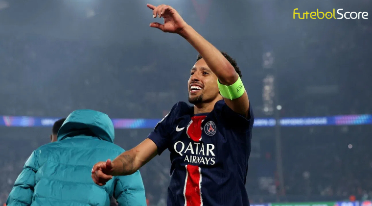 Marquinhos celebra PSG na final da Champions e reflete sobre derrota com Thiago Silva e Neymar: 'Penso em todos eles'