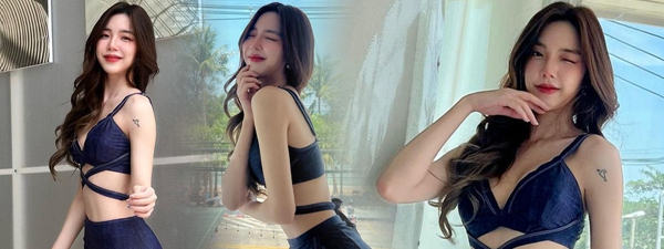 นีนี่ ชญาพัชร์ นางเอก MV สุดน่ารัก Three Man Down ในชุดว่ายน้ำ ที่หนุ่ม ๆ ถามหาวาร์ป