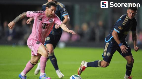 인터 마이애미, 필라델피아 유니온에 2-1 승리...동부 선두 달환