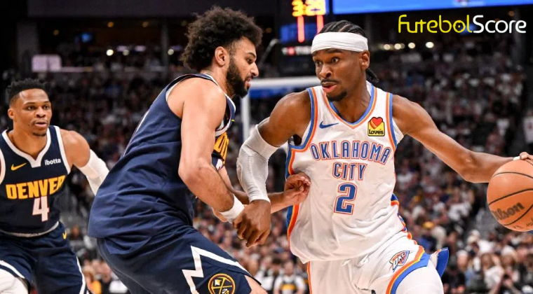 Thunder reage no último quarto e iguala série contra os Nuggets em 2 a 2