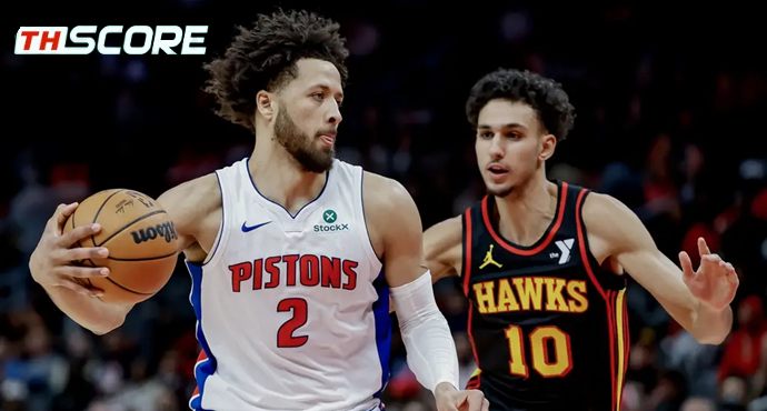 🏀เทร-ยังทำ 38 แต้ม! พิสตันส์เฉือนชนะฮอว์กส์