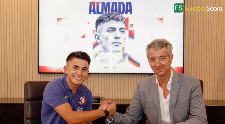 Atlético de Madrid oficializa contratação de Thiago Almada, ex-campeão brasileiro e da Libertadores pelo Botafogo