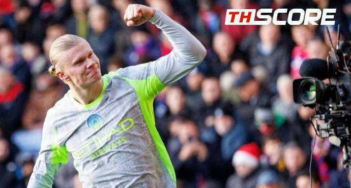 ฮาแลนด์ซัดชัย! เรือใบเฉือนเบิร์นลี่ย์ 1-0 แซงปืนขึ้นจ่าฝูง