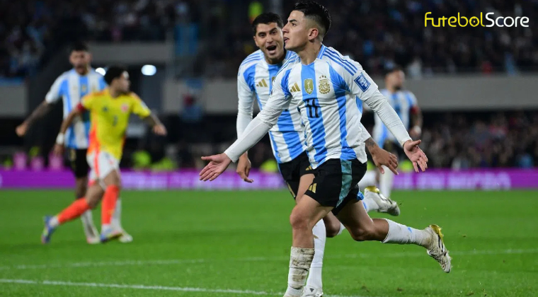 Argentina, sem brilho de Messi, arranca empate com Almada e adia classificação da Colômbia