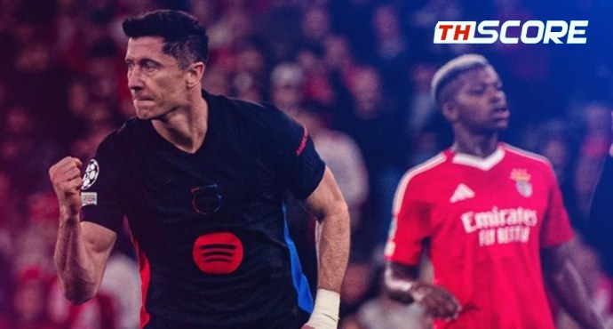 บาร์เซโลน่าพลิกชนะเบนฟิก้า 5-4 ในเกมตื่นเต้นเร้าใจ