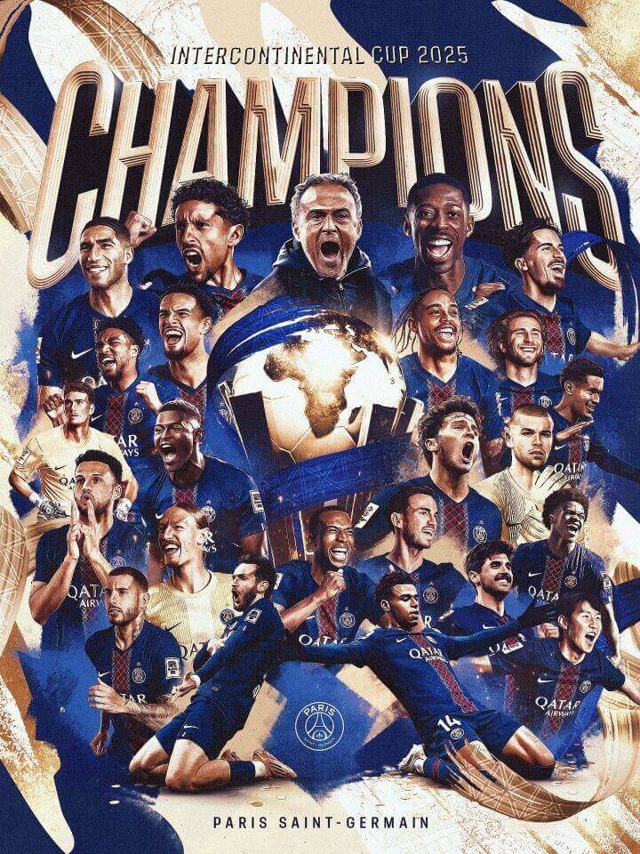 Đội thứ ba trong lịch sử! Paris Saint-Germain lần đầu vô địch Cúp liên lục địa, hoàn tất cú ăn sáu