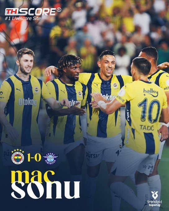 ซูเปอร์ลีก ตุรกี—เฟเนร์บาห์เชเฉือนชนะกาซิอันเต็ป1-0 เอดิน เชโก้ซัดประตูชัย โชเซ่ มูรินโญ่ประเดิมคุมทีมในลีกแดนไก่งวงสวย