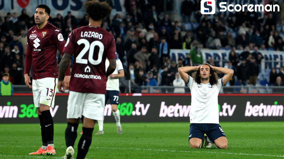 라치오, 토리노와 1-1 무승부...4위권 진입 실패