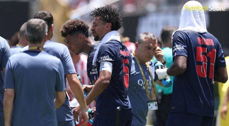 Calor sufocante, pés doloridos e 'impossível de jogar': temperaturas altas, comparadas às do Brasil, geram críticas em PSG x Atlético e alertam até o Flamengo