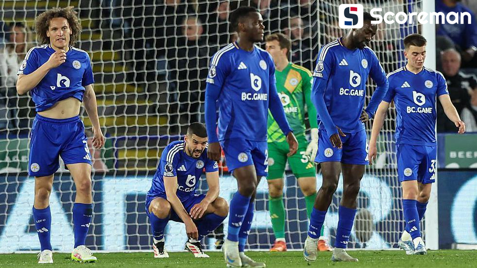 레스터 시티, 뉴캐슬에 0-3으로 완패...8연패 수령