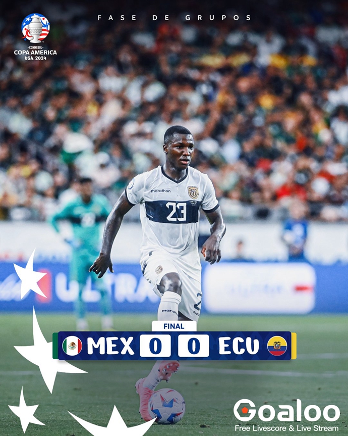 Copa América 2024: Mexico and Ecuador Ends in a Stalemate
