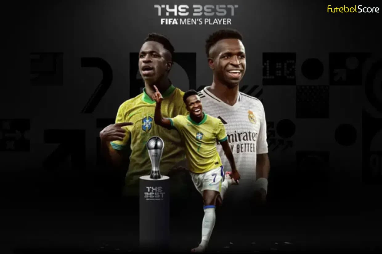 Vinicius Junior confirma favoritismo e é eleito melhor jogador do mundo pela Fifa
