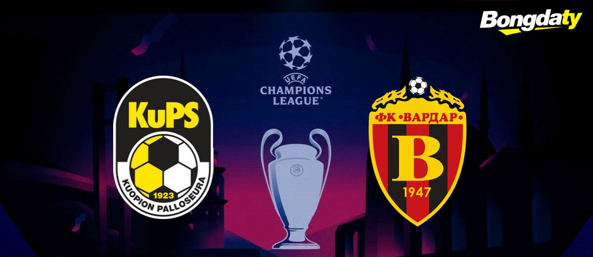 KuPS VS FC Vardar Skopje 22:00 14/07/2026 UEFA Champions League