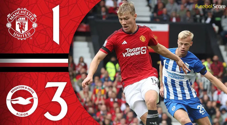 O golo de João Pedro foi anulado mas o Brighton venceu o Manchester United na Premier League graças a um erro bizarro do guarda-redes adversário